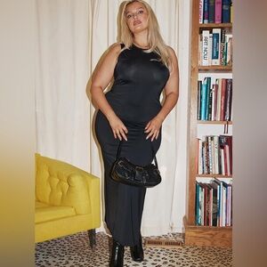 *SOLD* Princess Polly BENA MAXI DRESS BLACK